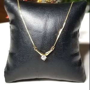 14K G.F. DAINTY GOLD NECKLACE